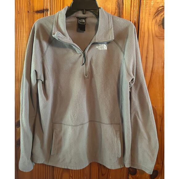 Women’s The North Face gray quarter zip size large - Picture 1 of 3